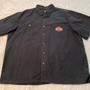 Harley Davidson black short sleeve shirt